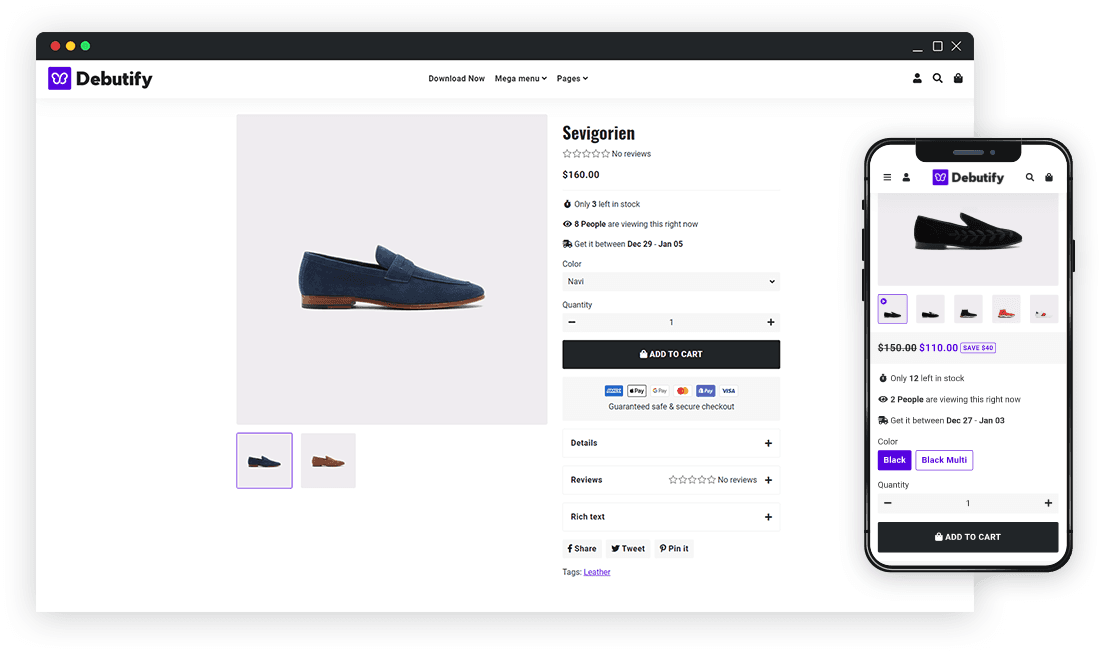 Debutify Shopify  Theme